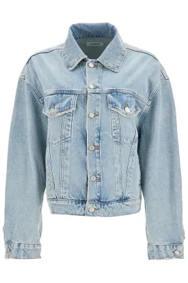 denim dalton balloon jacket with A5043 1254 SOUL