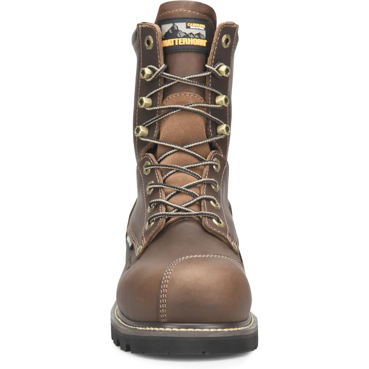 Matterhorn Men's Corvus 8" Waterproof Composite Toe PunCompositeure Work Boot -Brown- MT2508