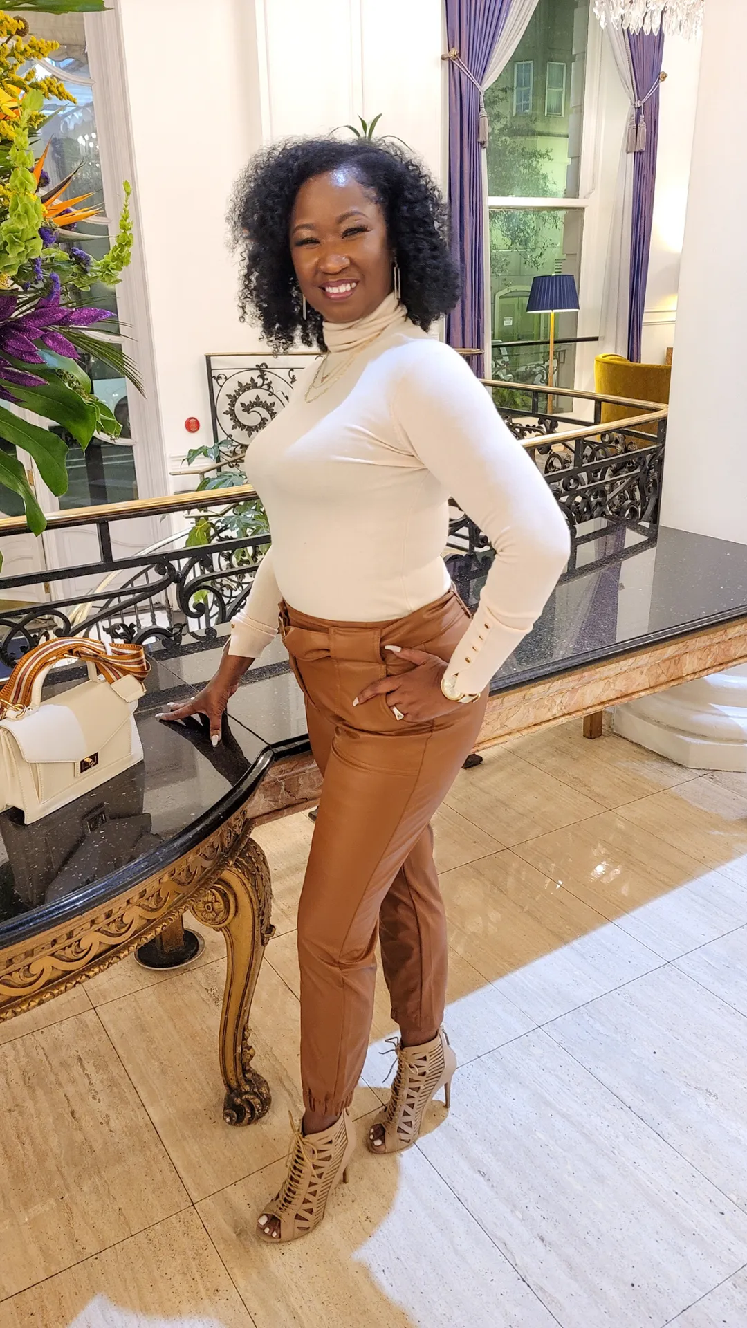 Slip Em On Faux Leather Women Pants