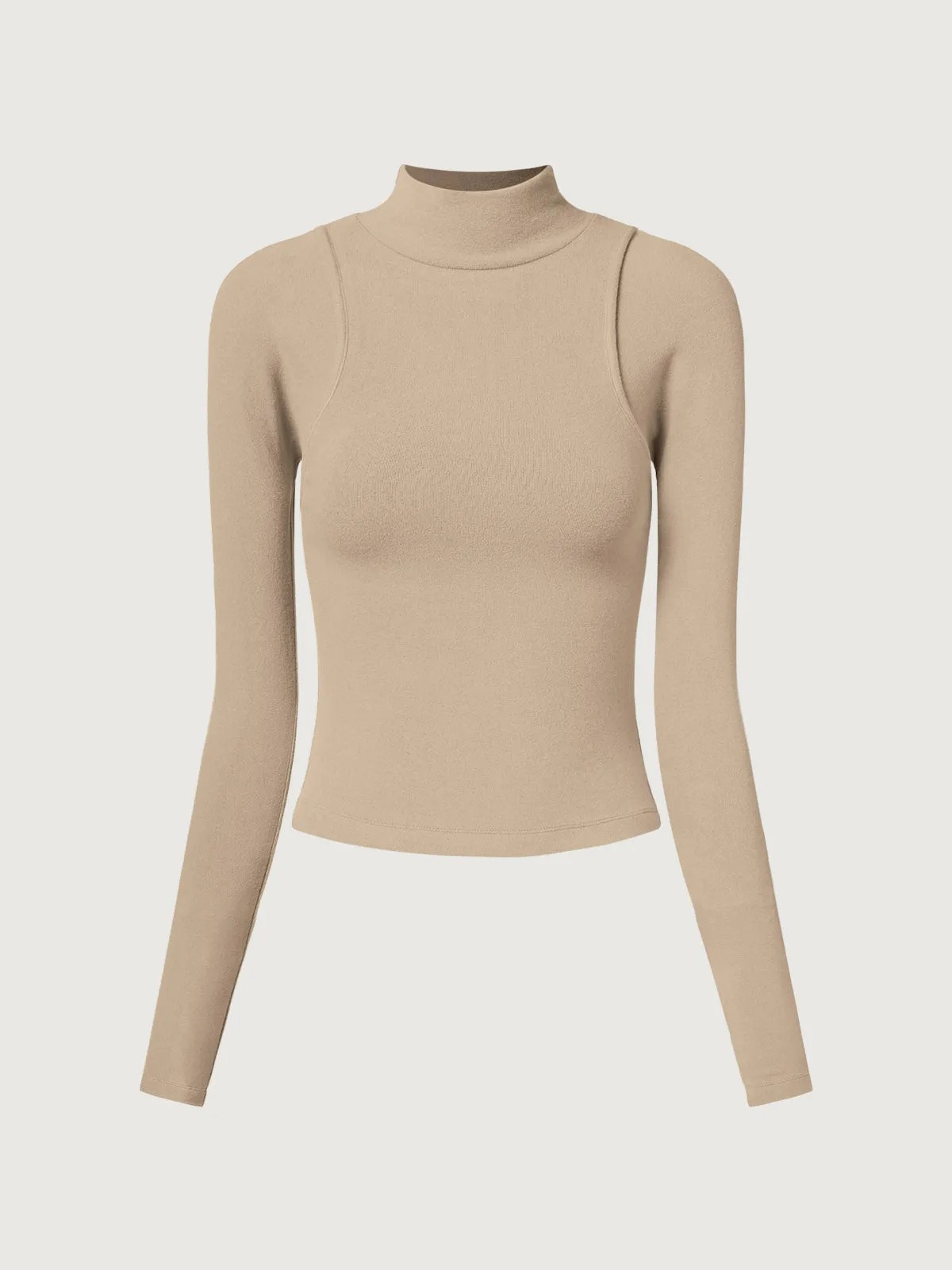 Sporty Mockneck Top
